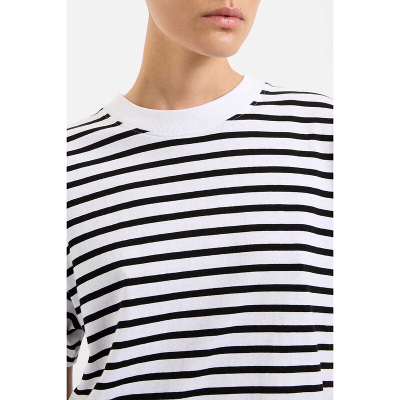Nude Lucy Organic Stripe Boyfriend Tee image number 2